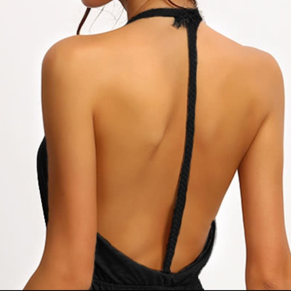 Black Slim Dress - Picture 4 of 5